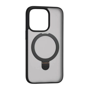 Forro Iphone 14 Con Aro Magnético Giratorio Negro