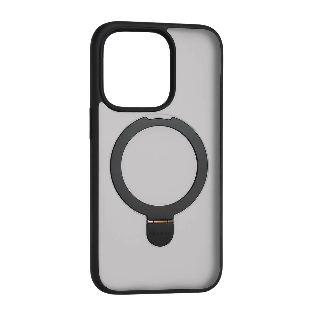 Forro Iphone 14 Con Aro Magnético Giratorio Negro