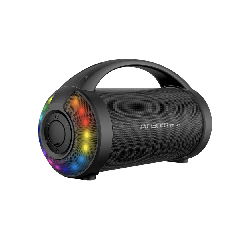 Bocina Argom Radyon Beats,Bluetooth, 9w, Tws Indoor/Outdoor Wireless Speaker, Black, Arg-Sp-3116bk