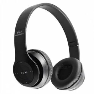 Auriculares Con Bluetooth P47/Micro Sd/Radio Silver