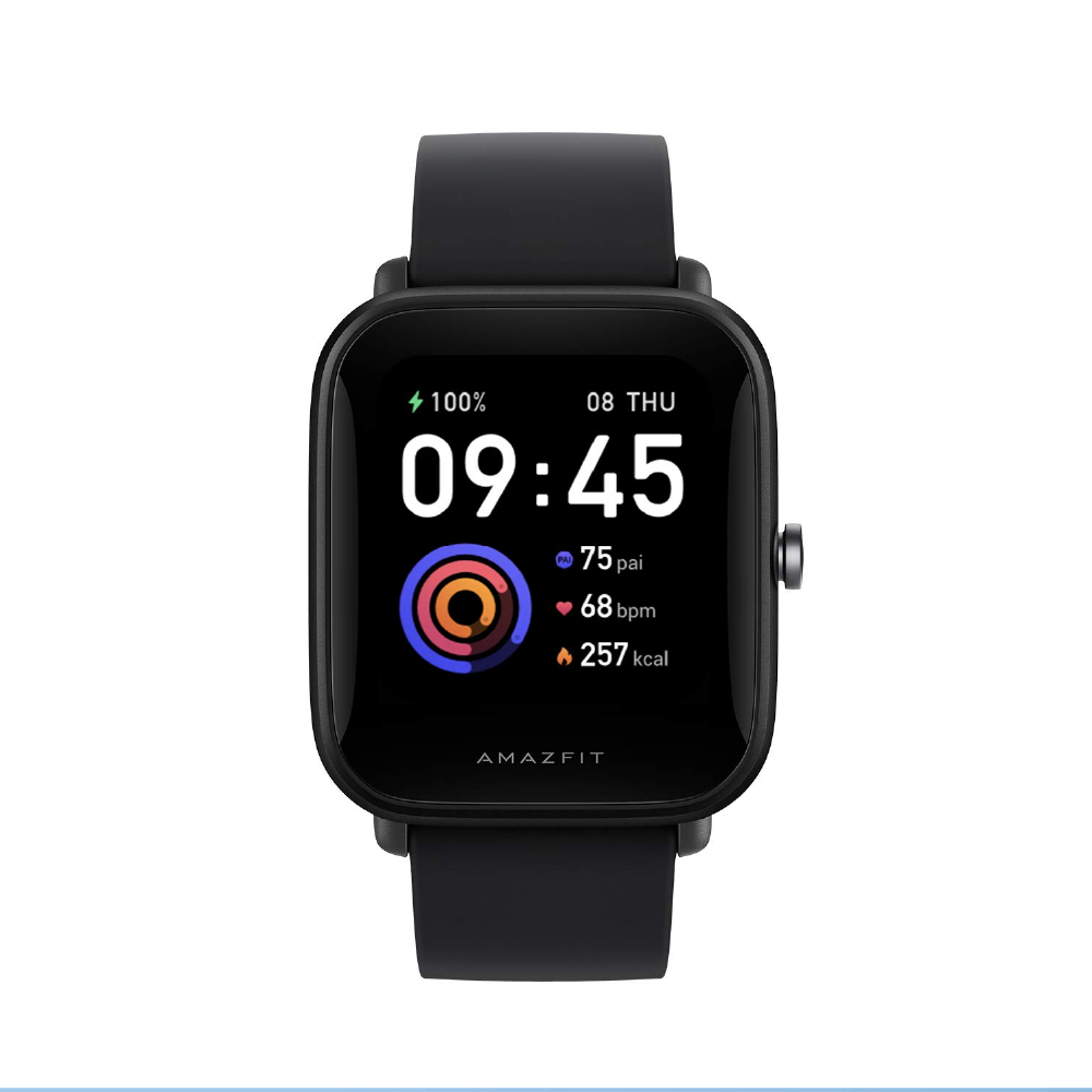 Smartwatch Amazfit BIP 5 GPS, Bluetooth 5.2, Negro