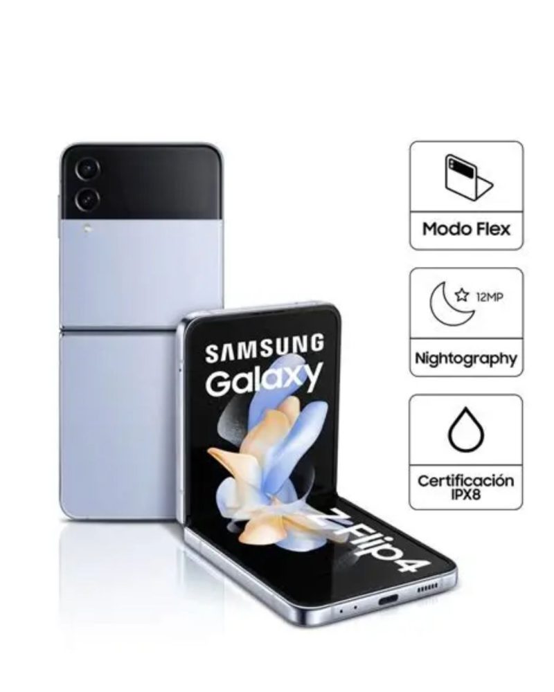 Celular Samsung Galaxy Z Flip 4  8gb Ram /256gb Azul  Sm-F721blbkgto