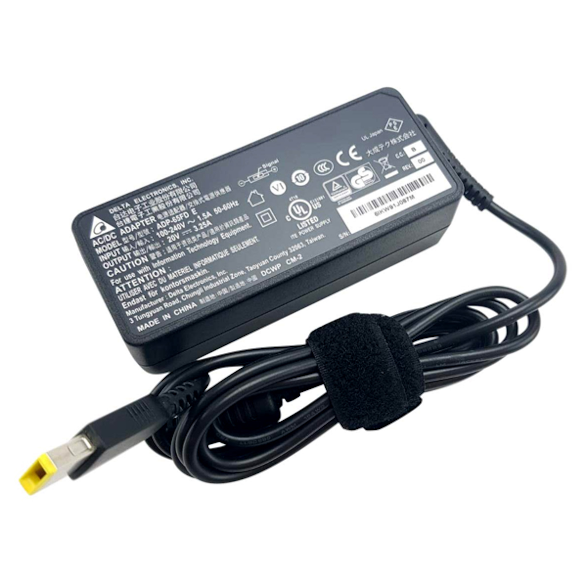 CARGADOR PORTATIL LENOVO IDEAPAD 20V 3.25 AMP 4.0*1.7MM ORIGINAL