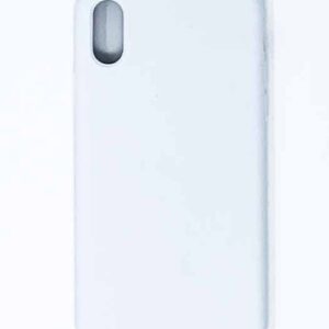 Forro Iphone Xs Max Silicon Duro Blanco #4