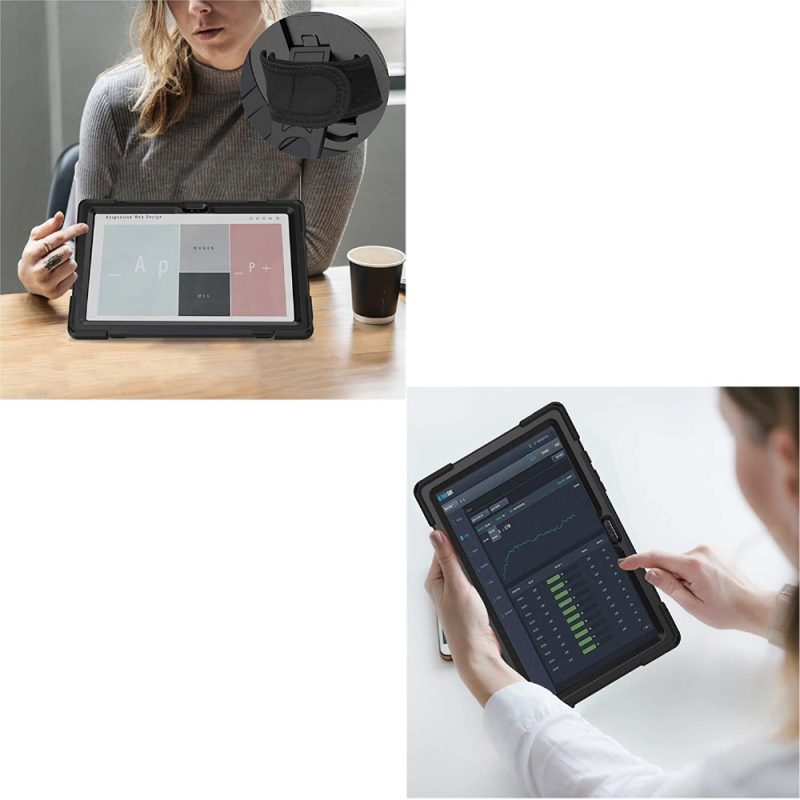 Forro Tablet Tab A8 Con Protector De Pantalla 10.5" X200/X205 360 Anti Caida Samsung - Image 4