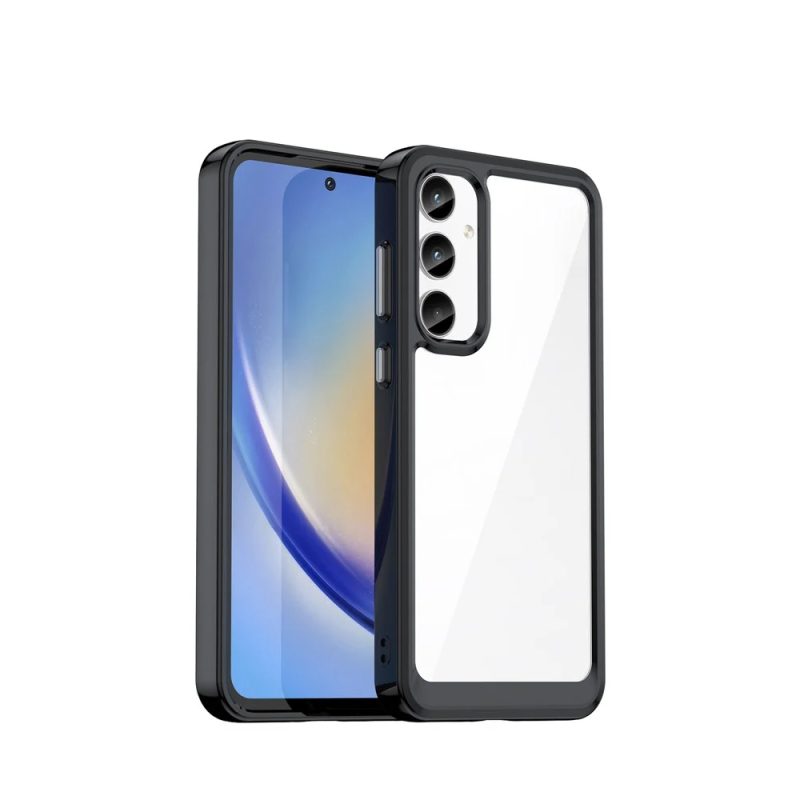 Forro Samsung A35 Clear Fit Negro