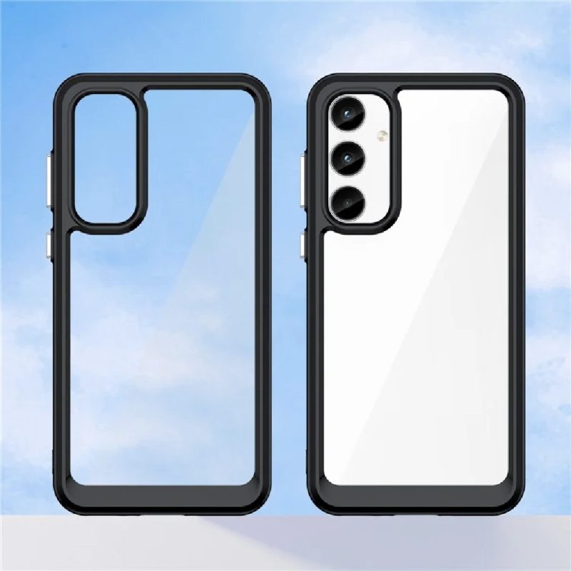 Forro Samsung A35 Clear Fit Negro - Image 2