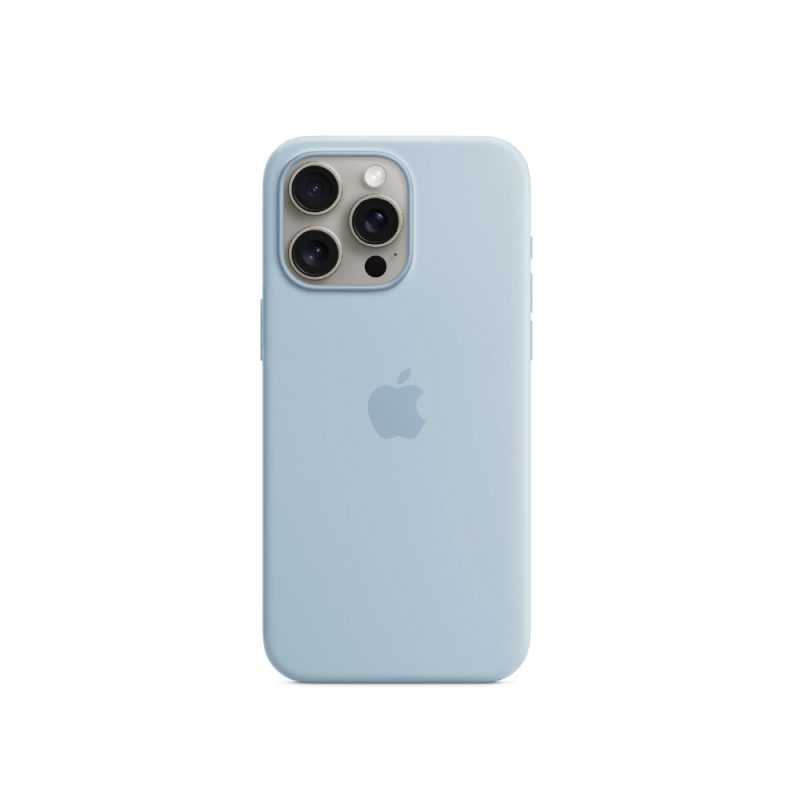 Forro Silicon Iphone 13 Pro Max Azul Cielo