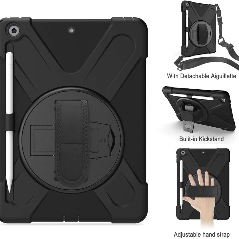 Forro Ipad 10.2 (2019/2020) 7/8/9 Generacion 360 Resistente A Caidas Con Sujetador De Lapiz - Image 2