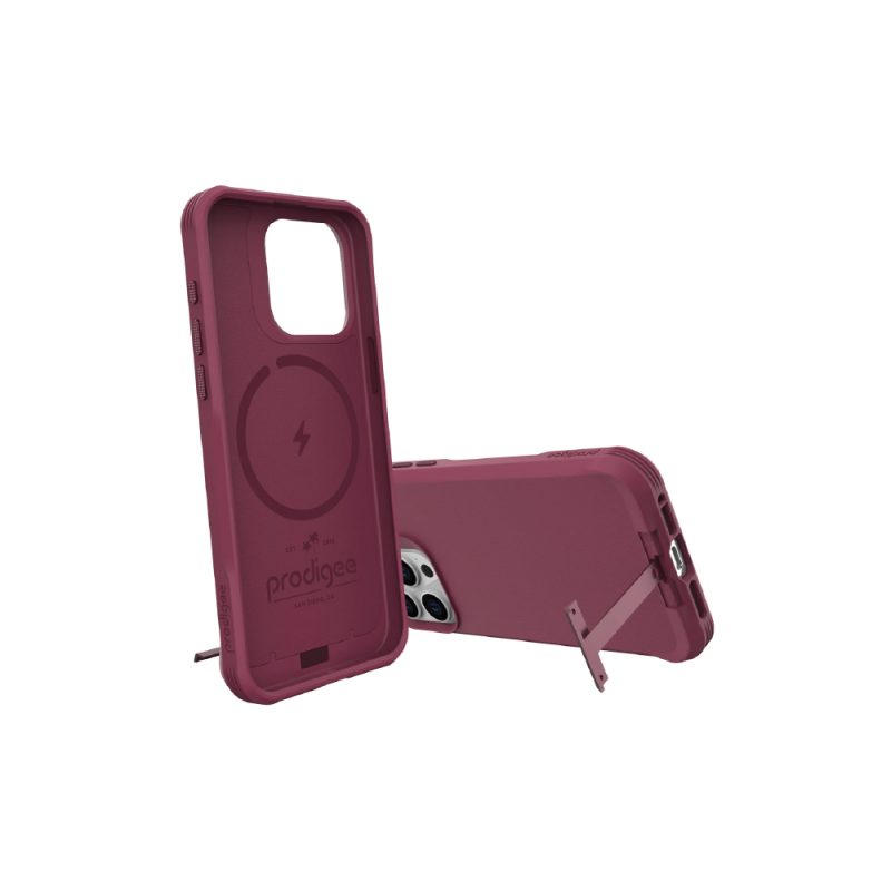 Forro Iphone 15 Pro Max Prodigee Burgundy Black - Image 2