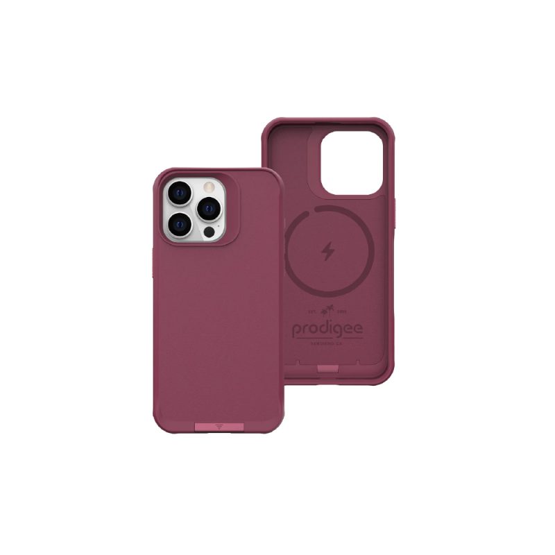 Forro Iphone 15 Pro Max Prodigee Burgundy Black - Image 3
