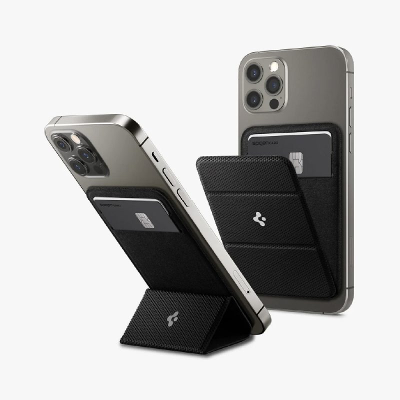 Card Holder Magsafe Smart Fold (Magfit) Negro Spigen - Image 2
