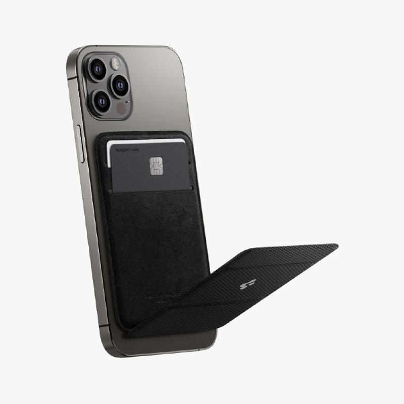 Card Holder Magsafe Smart Fold (Magfit) Negro Spigen - Image 3