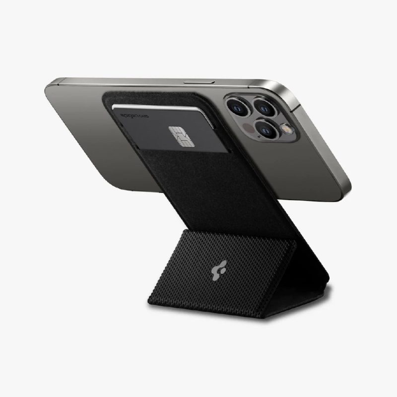 Card Holder Magsafe Smart Fold (Magfit) Negro Spigen - Image 4