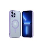 Forro Iphone 14 Pro Max/13 Pro Max Clear Fit Magsafe Morado