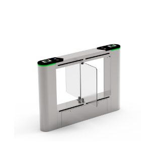 Barrera Giratoria Doble Carril Sbtl6200 Zkteco Se Pone En El Medio Sin Panel