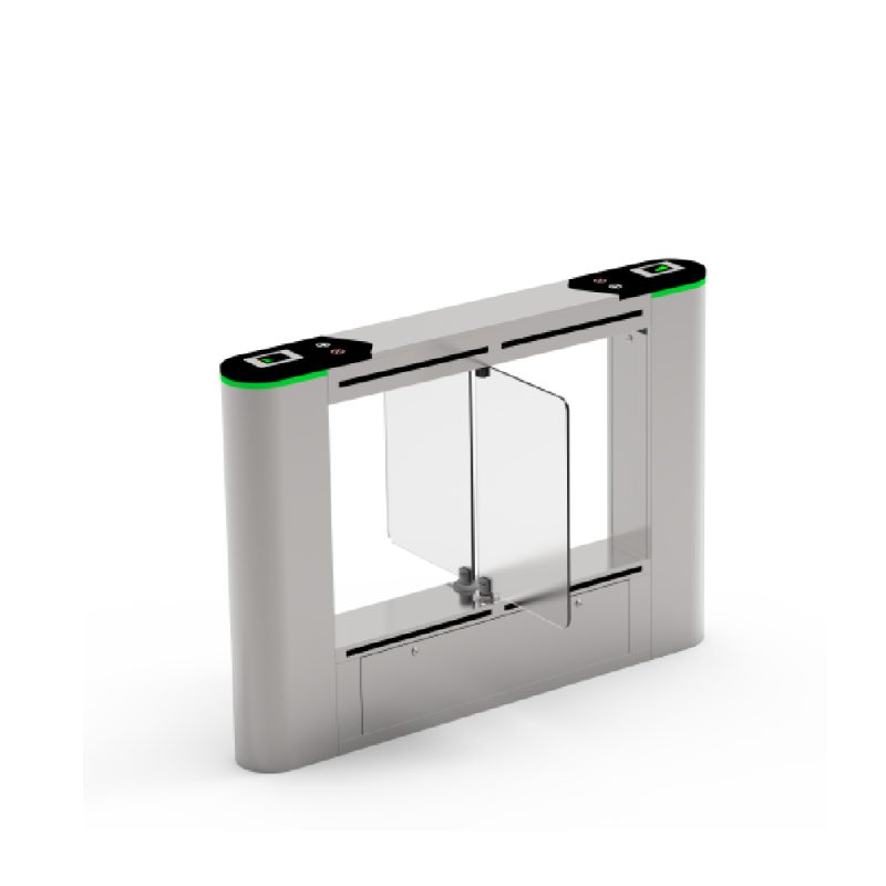 Barrera Giratoria Doble Carril Sbtl6200 Zkteco Se Pone En El Medio Sin Panel