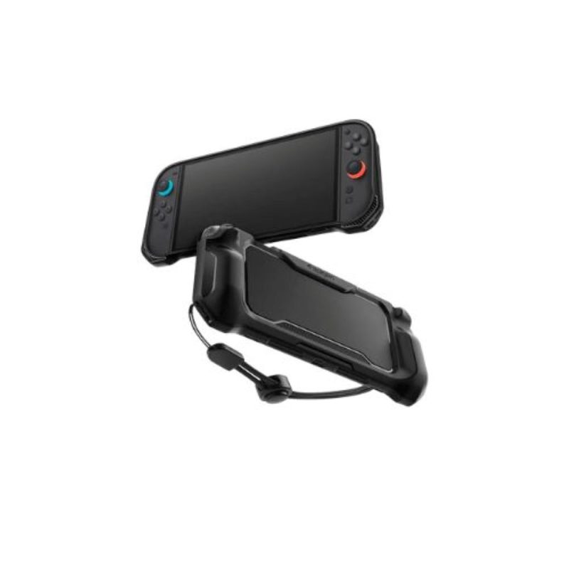 Forro Nintendo Switch Rugged Armor Spigen Negro