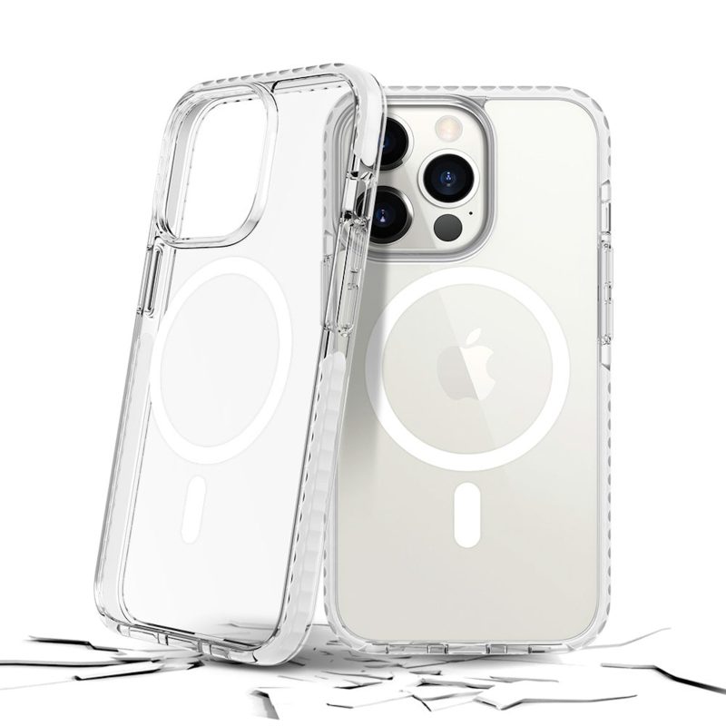 Forro Iphone 13 Pro Max/12 Pro Max 6.7 Prodigee Magsafe Magneteek White.