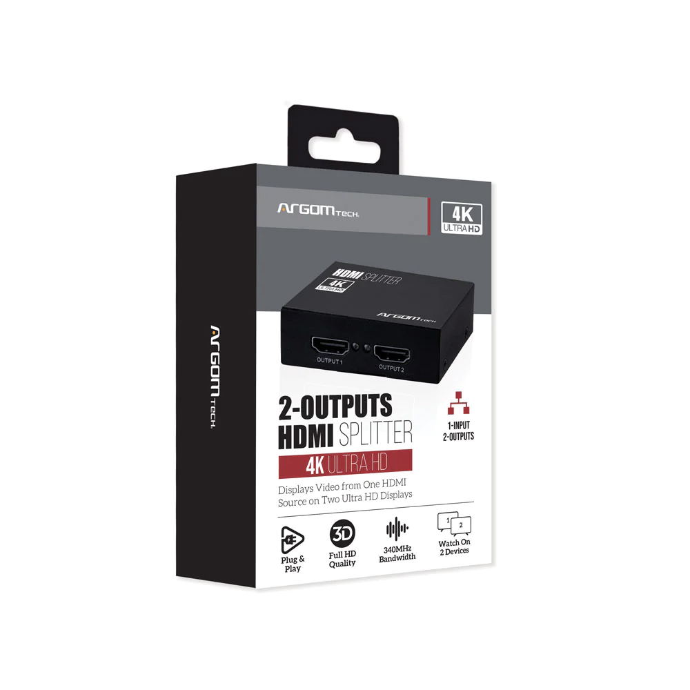 Splitter Argom Hdmi 2 Puertos 4k Hd (Arg-Av-5110) - Image 4
