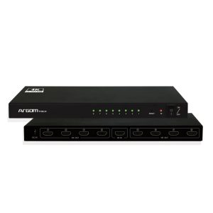 Argom Splitter Hdmi 8 Puertos Hdmi Output Y 1 Puerto Hdmi Input 4k Hd (Arg-Av-5118)