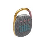 Jbl Clip 4, Altavoz Bluetooth Portátil Gris - Impermeable Y A Prueba De Polvo Ip67