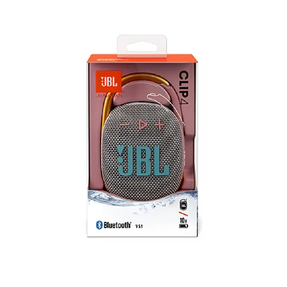 Jbl Clip 4, Altavoz Bluetooth Portátil Gris - Impermeable Y A Prueba De Polvo Ip67 - Image 4