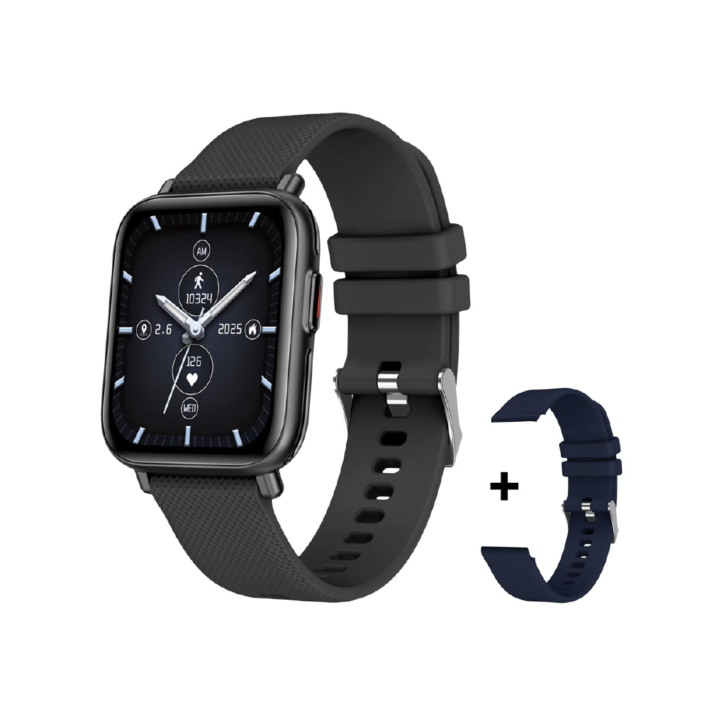 Smartwatch (Reloj Inteligente) Argom, Skeiwatch S50 - Caja De Aluminio Negro- 2 Correas Incluidas - Image 2