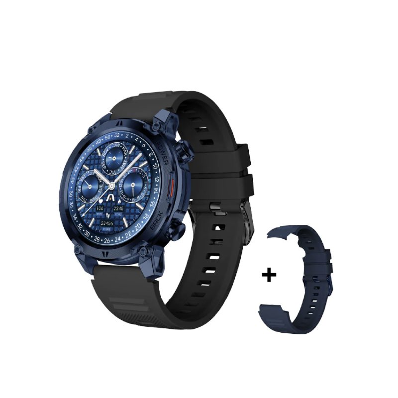 Smartwatch  Argom, Skeiwatch C70, Bezzel Negro 1.39", 2 Correas Negra Y Gris. - Image 2