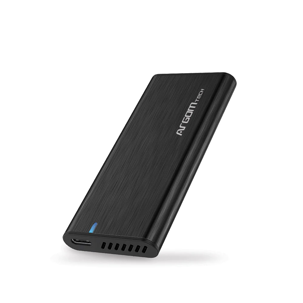 Enclosure Argom M.2 Nvme Pci-E Ssd Tipo C, Caja Para Ssd M.2 Nvme Con Tipo C