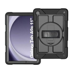 Forro Con Protector De Pantalla Samsung A9 8.7" 360 /Tab A11/ Sm-X110/Sm-X115 Army Resistente A Caid