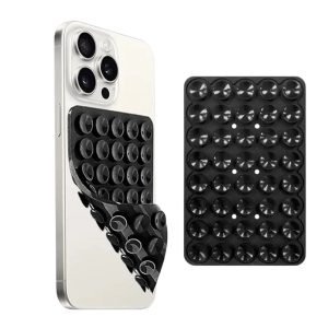 Agarre Adhesivo Antideslizante Negro Para Telefono