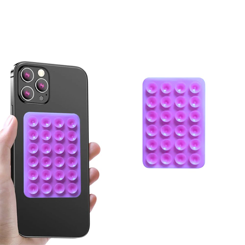 Agarre Adhesivo Antideslizante Purpura Para Telefono - Image 2