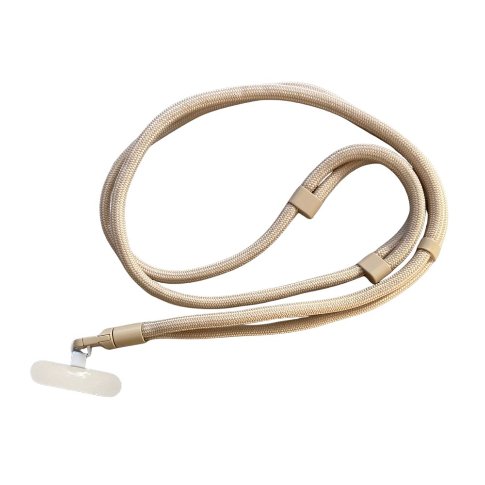 Cadena Larga Ajustable Universal Beige Para Telefono