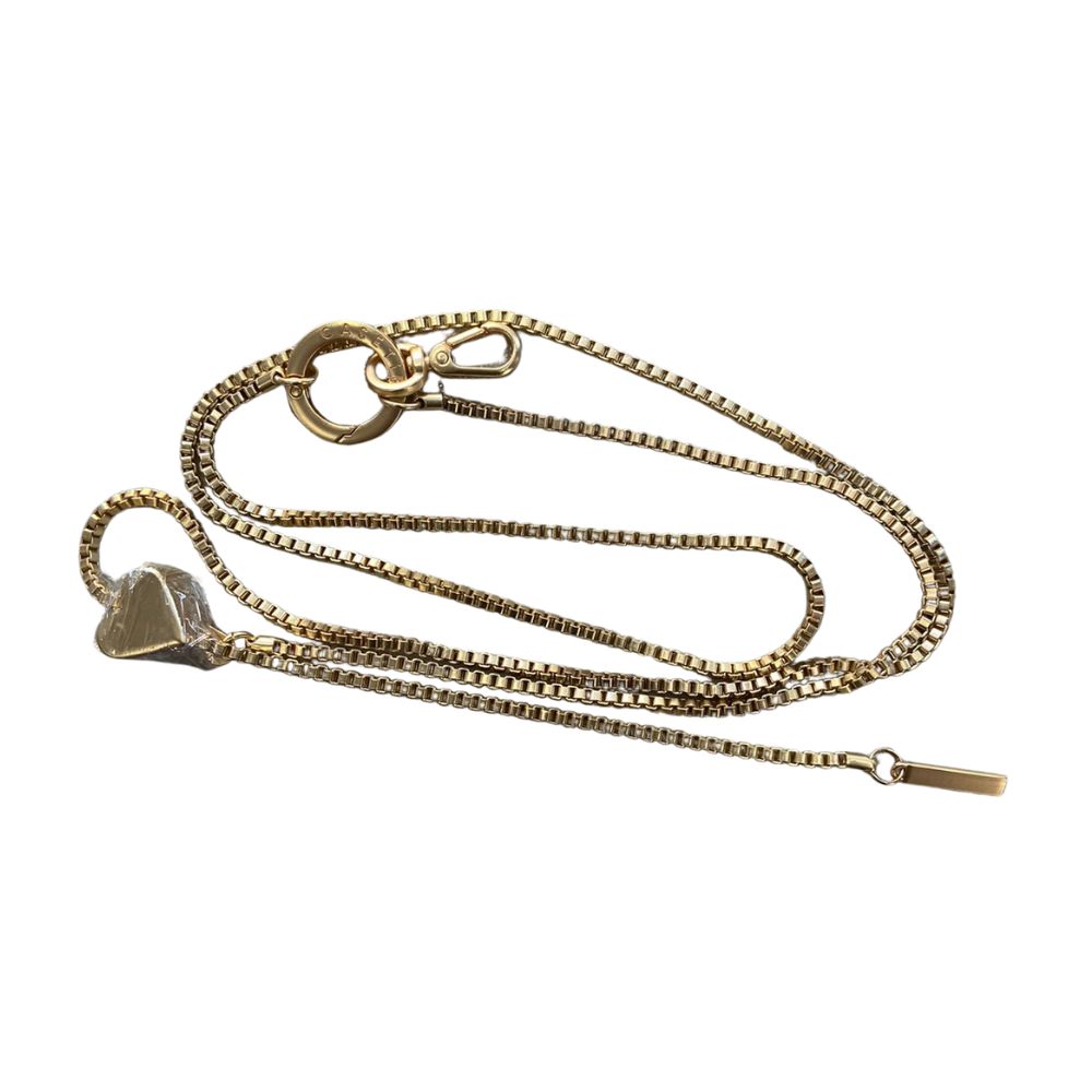 Cadena Larga Dorada Para Telefono