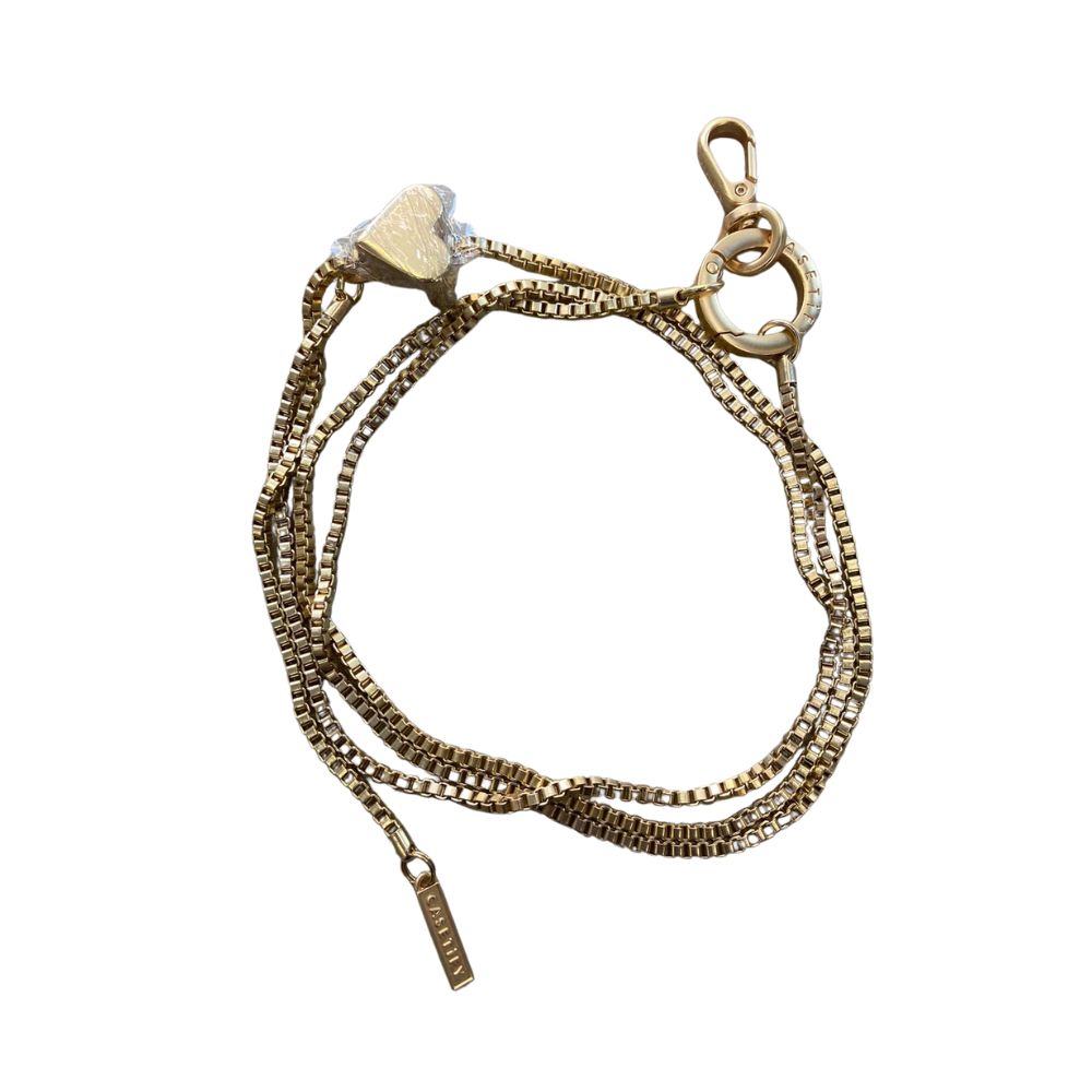 Cadena Larga Dorada Para Telefono - Image 2