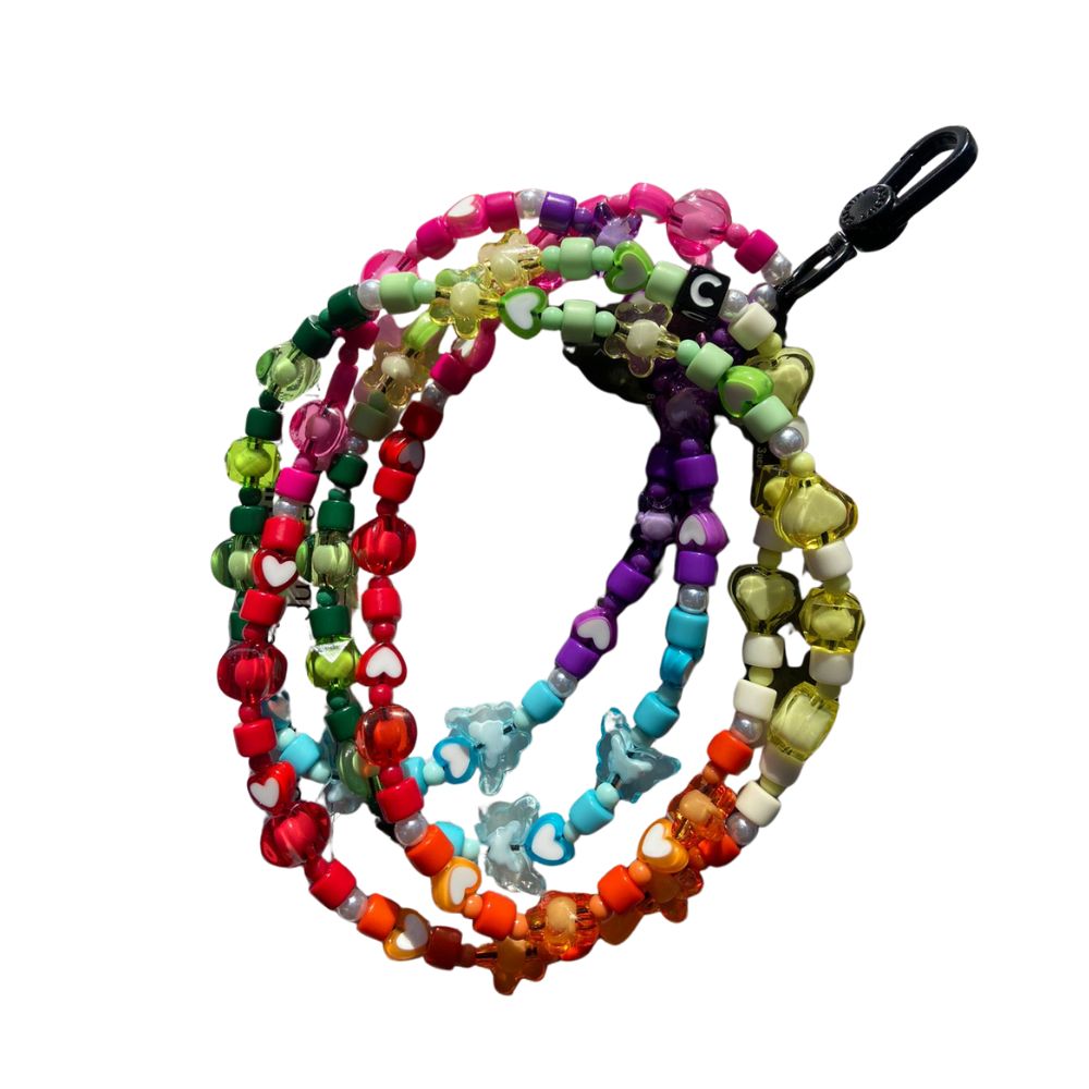 Cadena Larga Multicolor Para Telefono