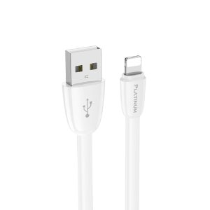 Cable Engomado Iphone , 1m, 3 Pies, Usb A To Lightning, P11i Platinum