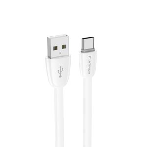 Cable Engomado Tipo C, 1m/3 Pies, Usb-A  A Tipo C, P11tc Platinum
