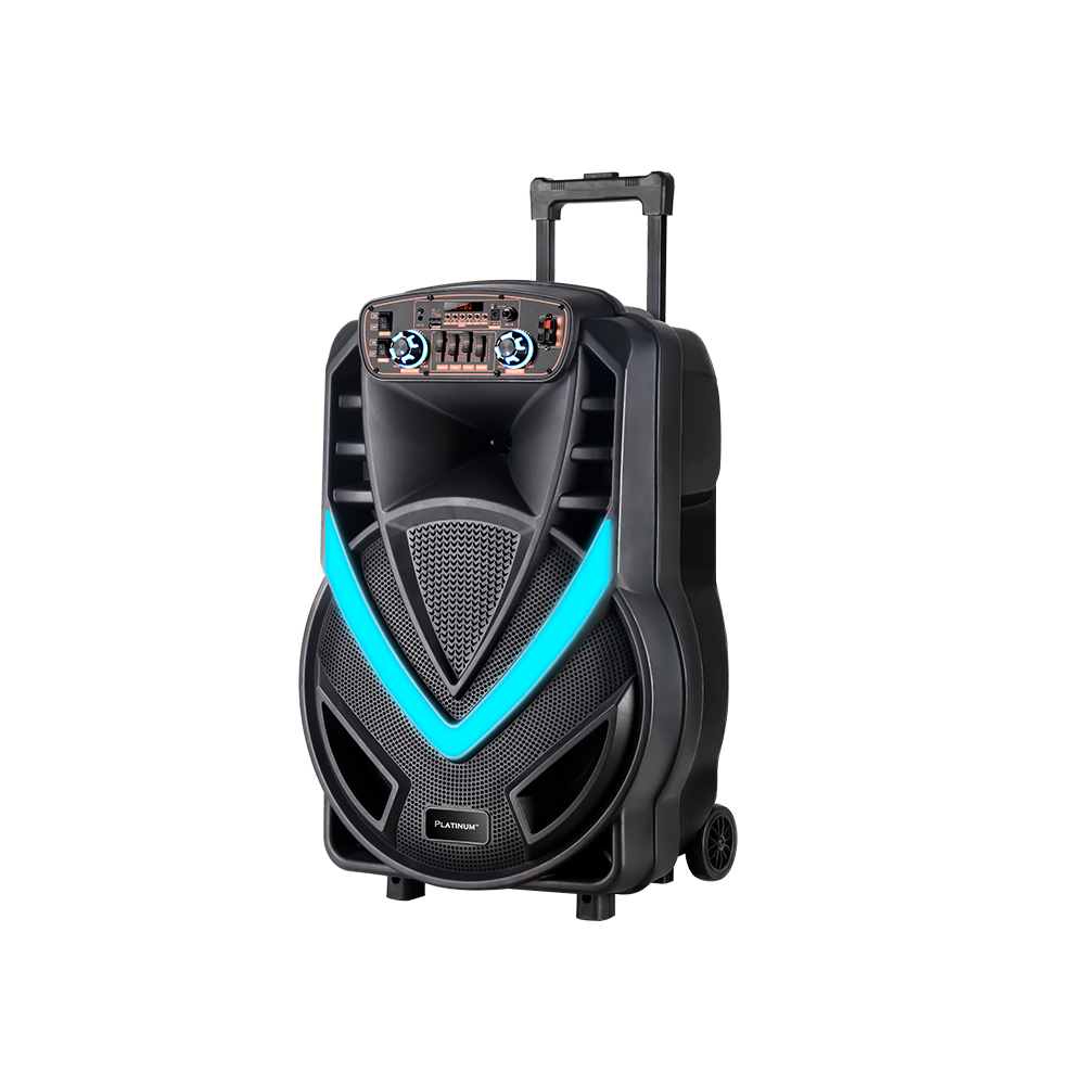 Speaker Bluetooth 15'' S15 Platinum Con Microfono, 40w Con Equalizador, Bateria 3600mah, Radio