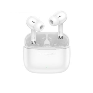 Platinum- Ariculares Bluetooth 5.3 Btw400, 7 Horas De Uso Continuo,180 Hrs Standby, Blanco Con Cov