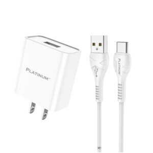 Cable Con Adaptador 2.1a Tipo C Platinum C90tc