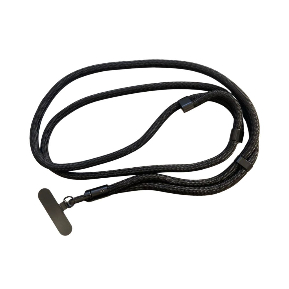 Cadena Larga Ajustable Universal Negra Para Telefono - Imagen 2