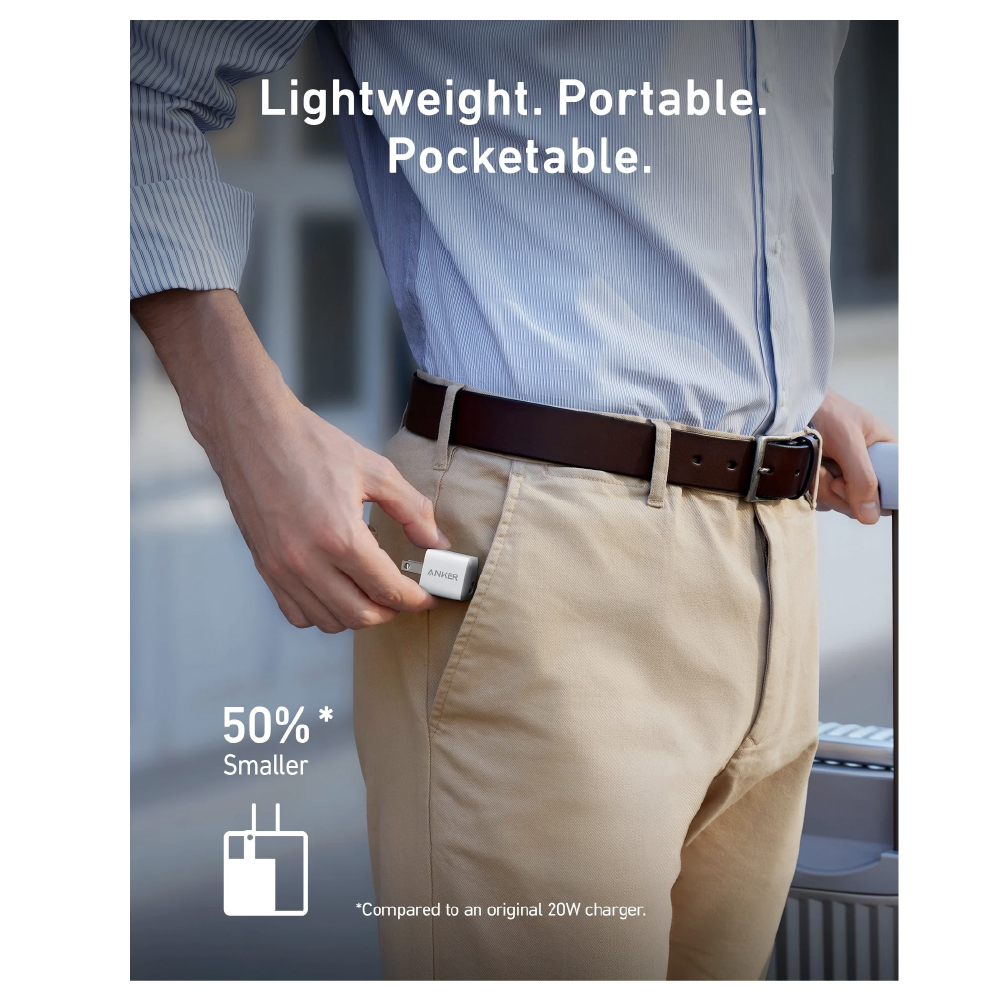 Anker Zolo Charger (20w, Pd 3.0) Blanco - Imagen 4